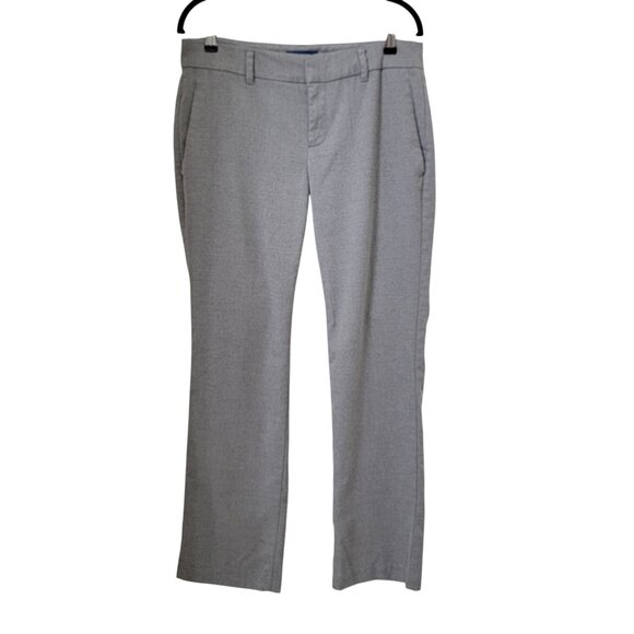 Old Navy Size 6 Light Gray "Harper" Mid Rise Trousers, Gently Used Condition - Picture 1 of 12